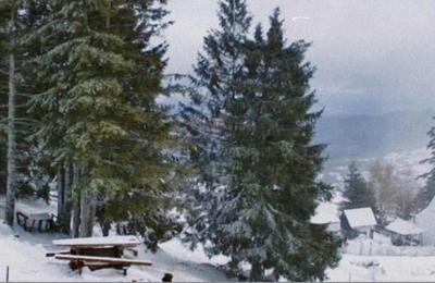 Primii fulgi de zăpadă au căzut la cota 1400, la Cabana Vlădeasa