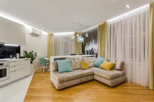 Amenajare atipica intr-un apartament de 2 camere