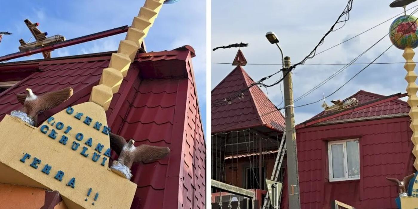 O casă din Sectorul 5 surprinde, în mod plăcut, bucureștenii, cu decorațiunile sale