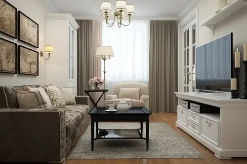 Apartament de 60 mp amenajat in spirit clasic