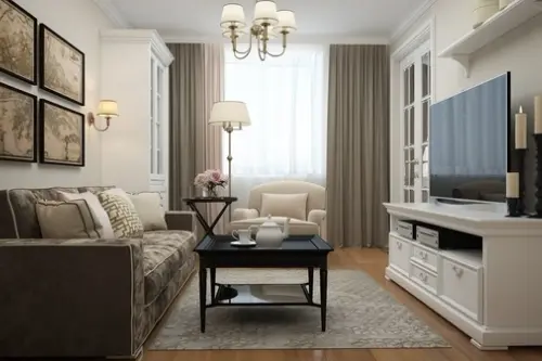 Apartament de 60 mp amenajat in spirit clasic