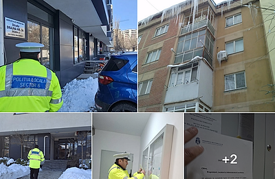 „Poliția țurțurilor” în acțiune în Sectorul 6: Atenție la curățarea trotuarelor și a țurțurilor!
