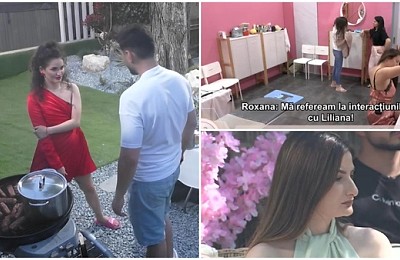Liliana și Teo au interacționat la grătar: „Nu prea am văzut fete ca tine!”. Roxana a fost deranjată