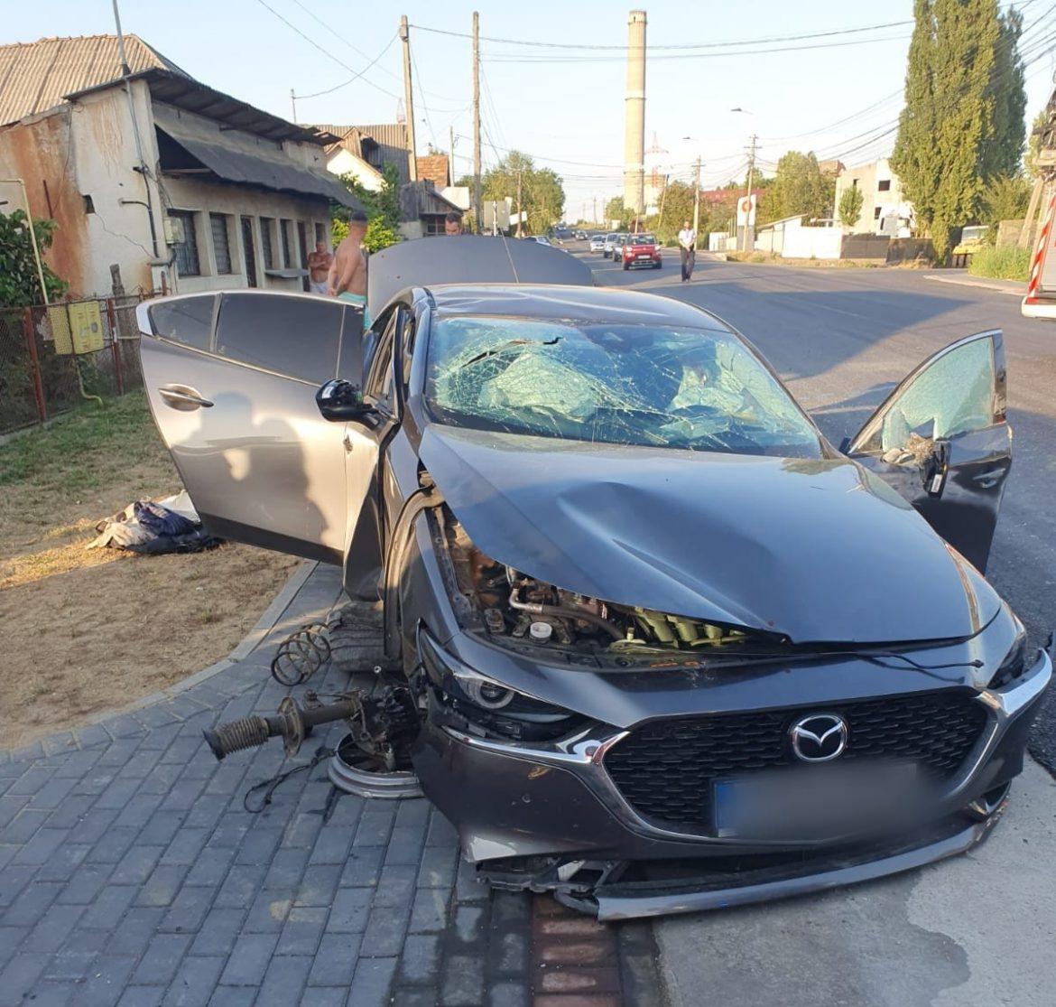 Accident rutier, duminică după-amiaza, în Dej