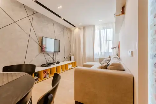 Un apartament de 56 mp cu o amenajare tinereasca