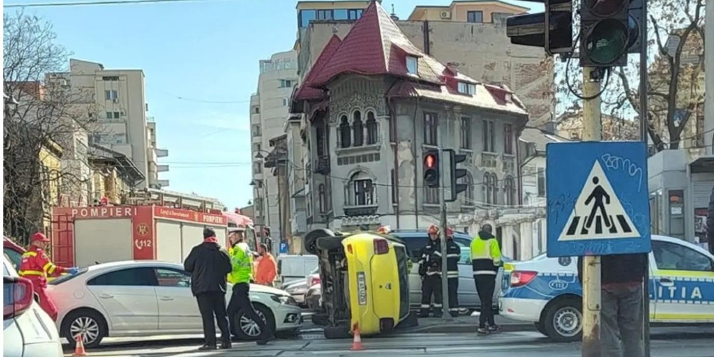 Cu puțin timp în urmă, a avut loc un grav accident pe strada Vasile Lascăr din București