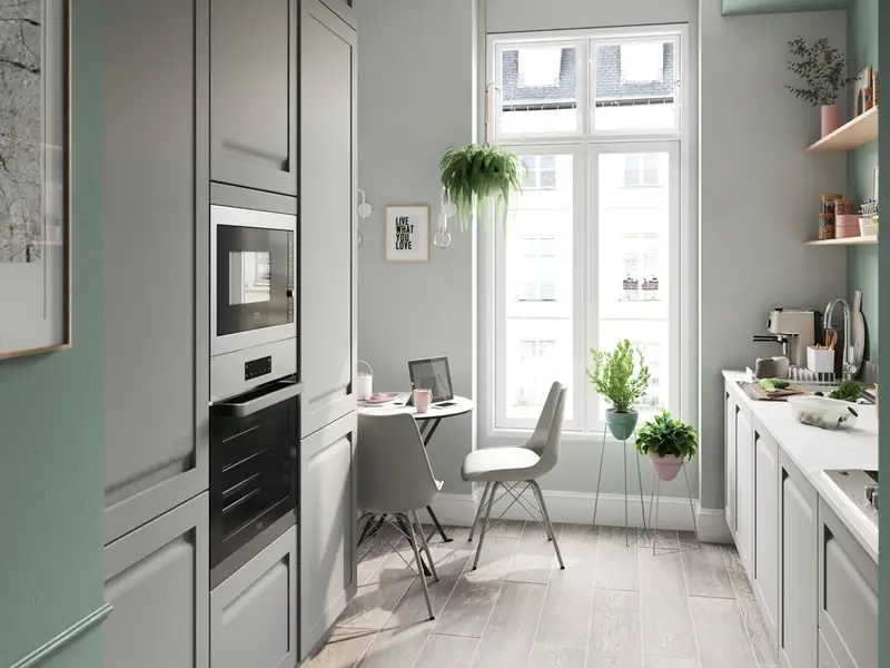 Modele de bucatarii realizate cu mobilier modular