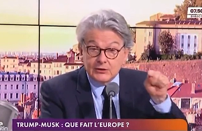 Thierry Breton, comisarul european care dădea exemplu pozitiv anularea alegerilor din România, a fost interzis în SUA. Emmanuel Macron și oficialii UE au luat foc la auzul veștii
