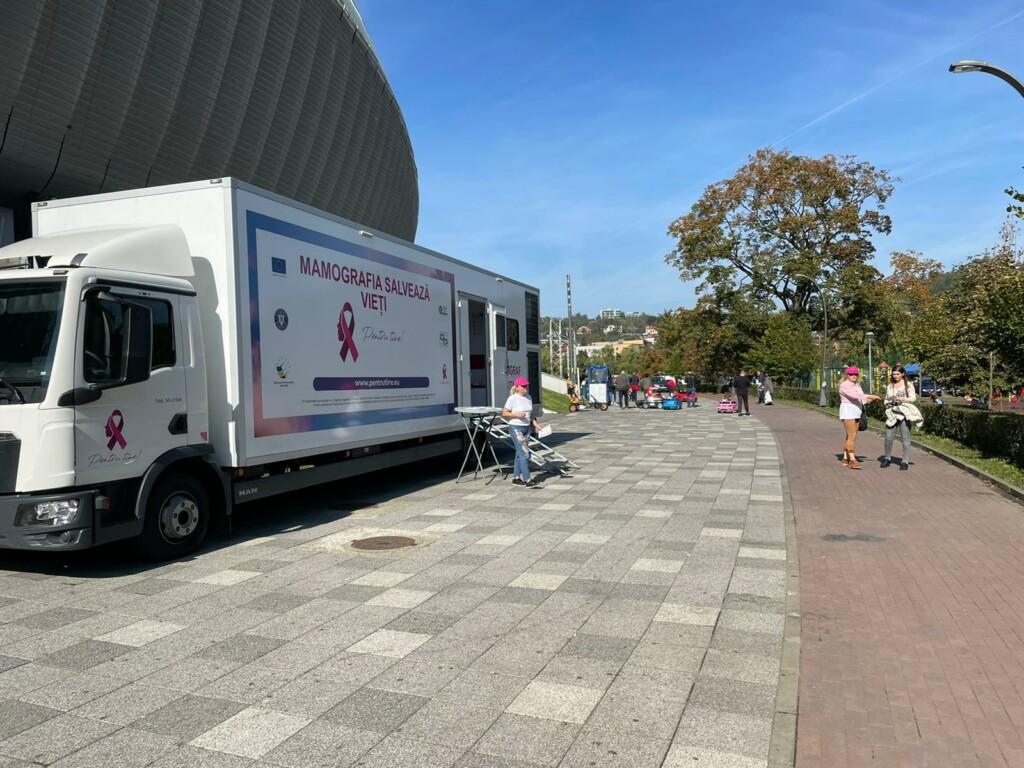 Testare HPV și mamografie gratuite la unitatea mobilă de pe Cluj Arena, pentru femeile între 24 și 69 de ani