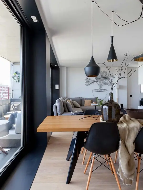 Amenajarea unui apartament cu design contemporan si linii elegante