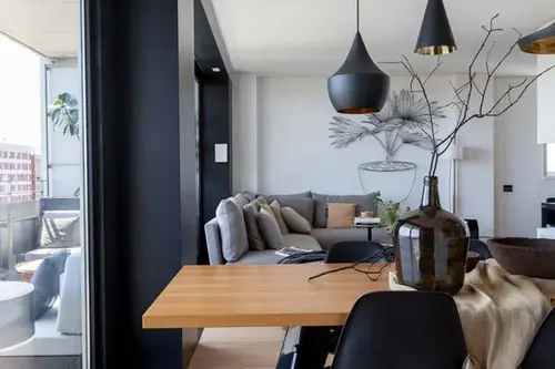 Amenajarea unui apartament cu design contemporan si linii elegante