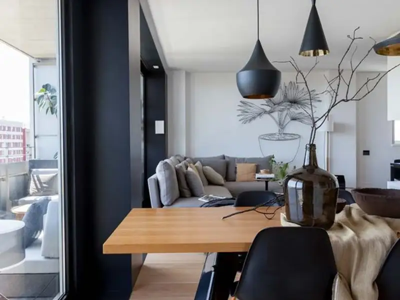 Amenajarea unui apartament cu design contemporan si linii elegante