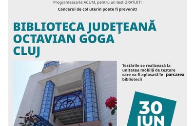 Institutul Oncologic „Prof. Dr. Ion Chiricuță” Cluj-Napoca continuă proiectul de prevenire și depistare a cancerului de col uterin