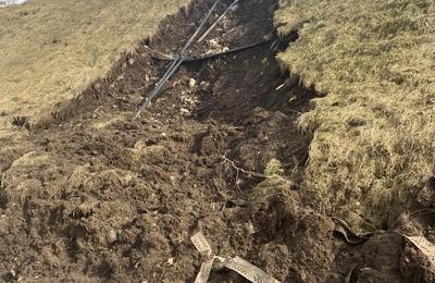 La baza sportivă ”La terenuri”, din Mănăștur, s-au făcut lucrări de proastă calitate