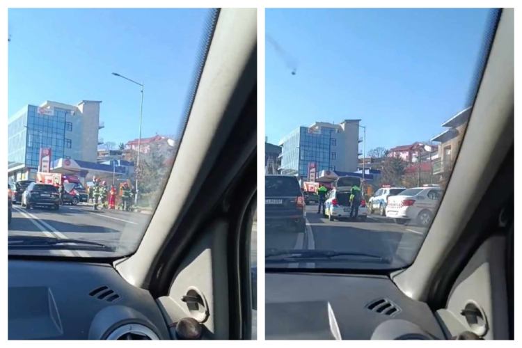 Un accident rutier s-a produs în această dimineață pe Calea Turzii din Cluj-Napoca