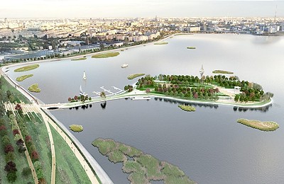 Mausoleul de pe Insula Lacul Morii a fost demontat pentru a face loc unei noi construcții ce va fi ridicată în cadrul proiectului de reamenajare a zonei