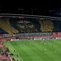 Forul european de fotbal a amendat echipa Steaua Roșie Belgrad pentru coregrafia cu icoana Sfântului Simeon Izvorâtorul de Mir