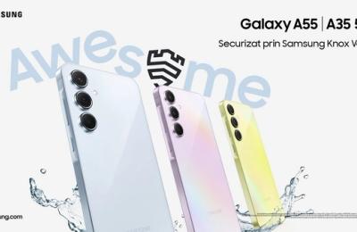 Samsung Galaxy A55 5G și Galaxy A35 5G: Inovație și securitate pentru toți fanii Galaxy