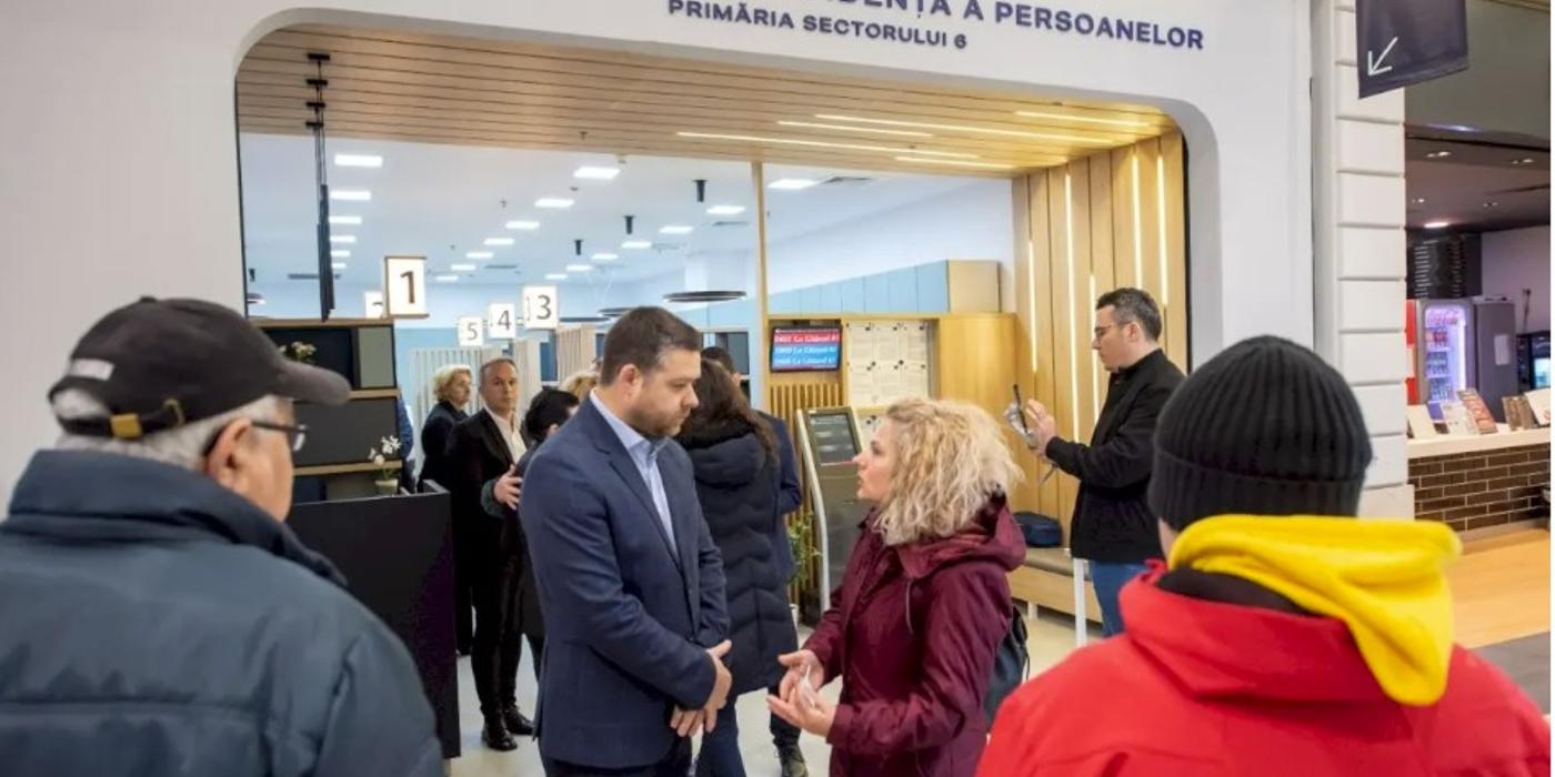 Ieri, 4 aprilie, s-a deschis un nou sediu de Evidență a Persoanelor în Sectorul 6, în Cora Lujerului