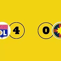 ZERO! FC FCSB pierde cu 0-4 returul cu Lyon și este OUT din Europa!
