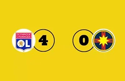 ZERO! FC FCSB pierde cu 0-4 returul cu Lyon și este OUT din Europa!