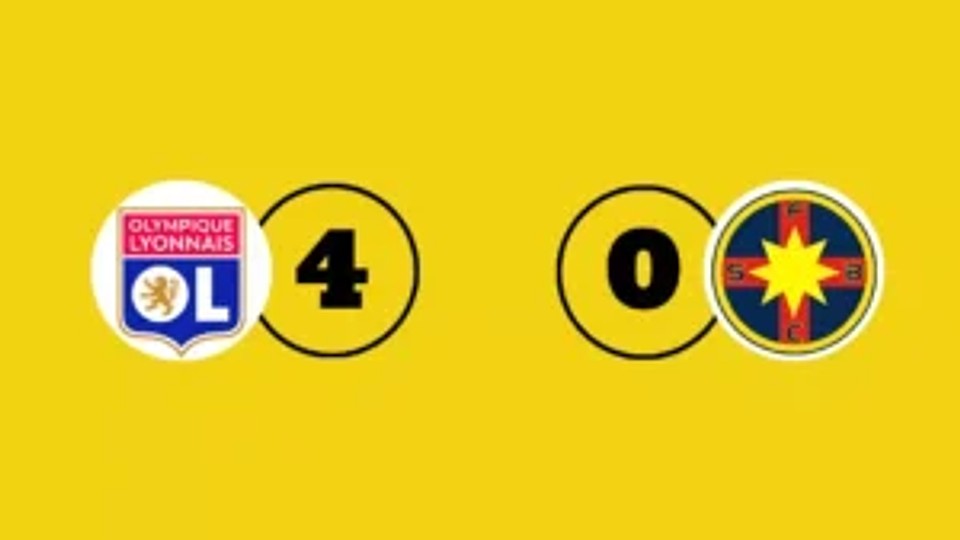 ZERO! FC FCSB pierde cu 0-4 returul cu Lyon și este OUT din Europa!
