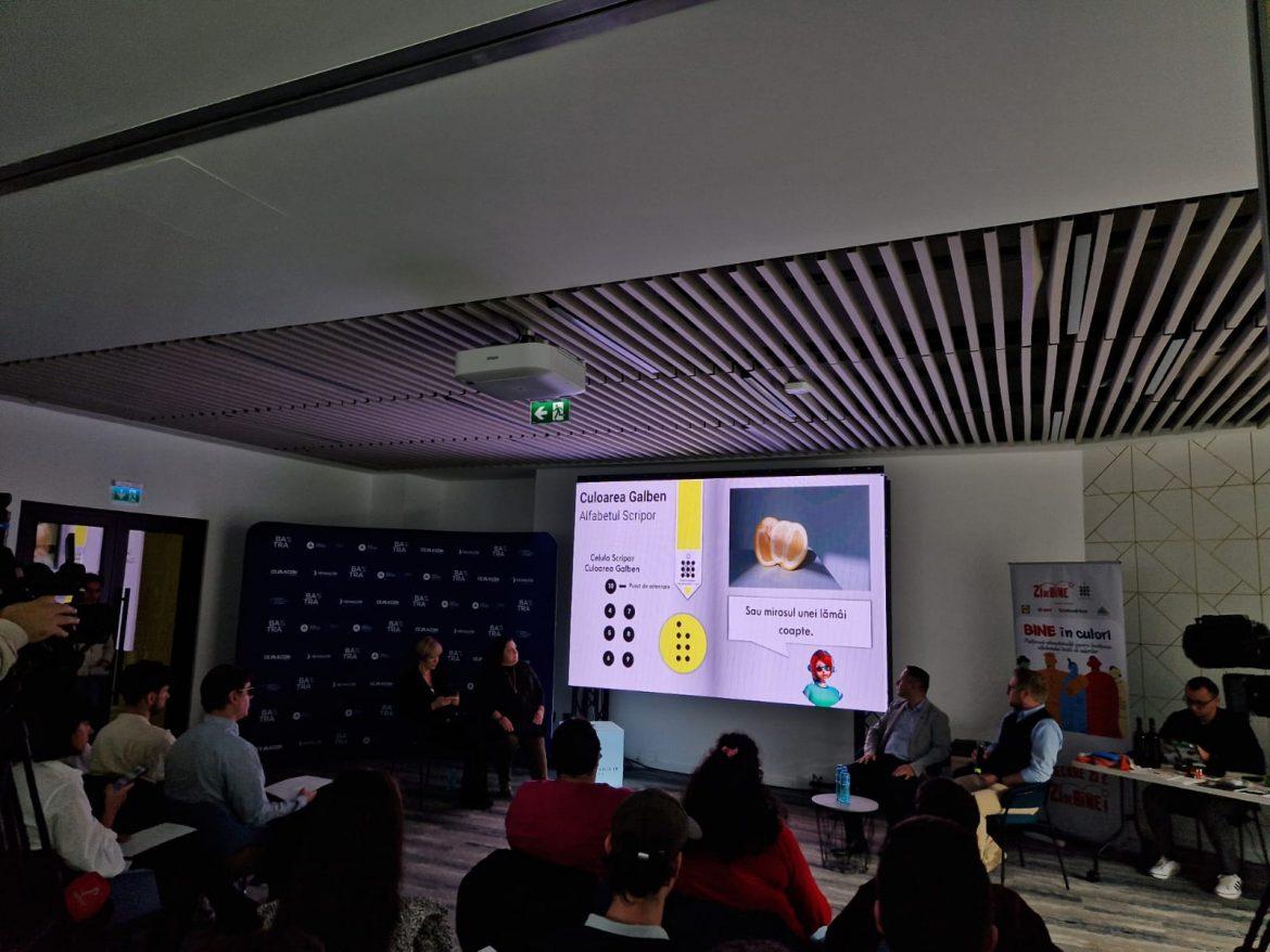 Un pictor din Cluj a inventat un alfabet al culorilor pentru nevăzători