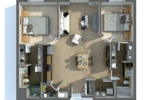 20 idei de amenajare pentru apartamente de 3 camere