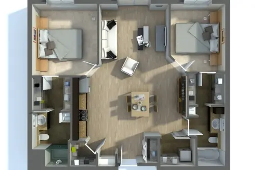 20 idei de amenajare pentru apartamente de 3 camere