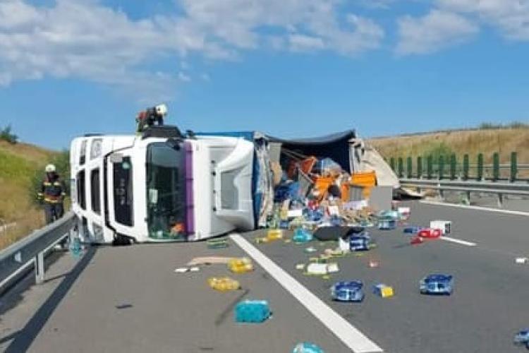 Accident rutier, luni dimineață, 29 iulie, pe autostrada A3