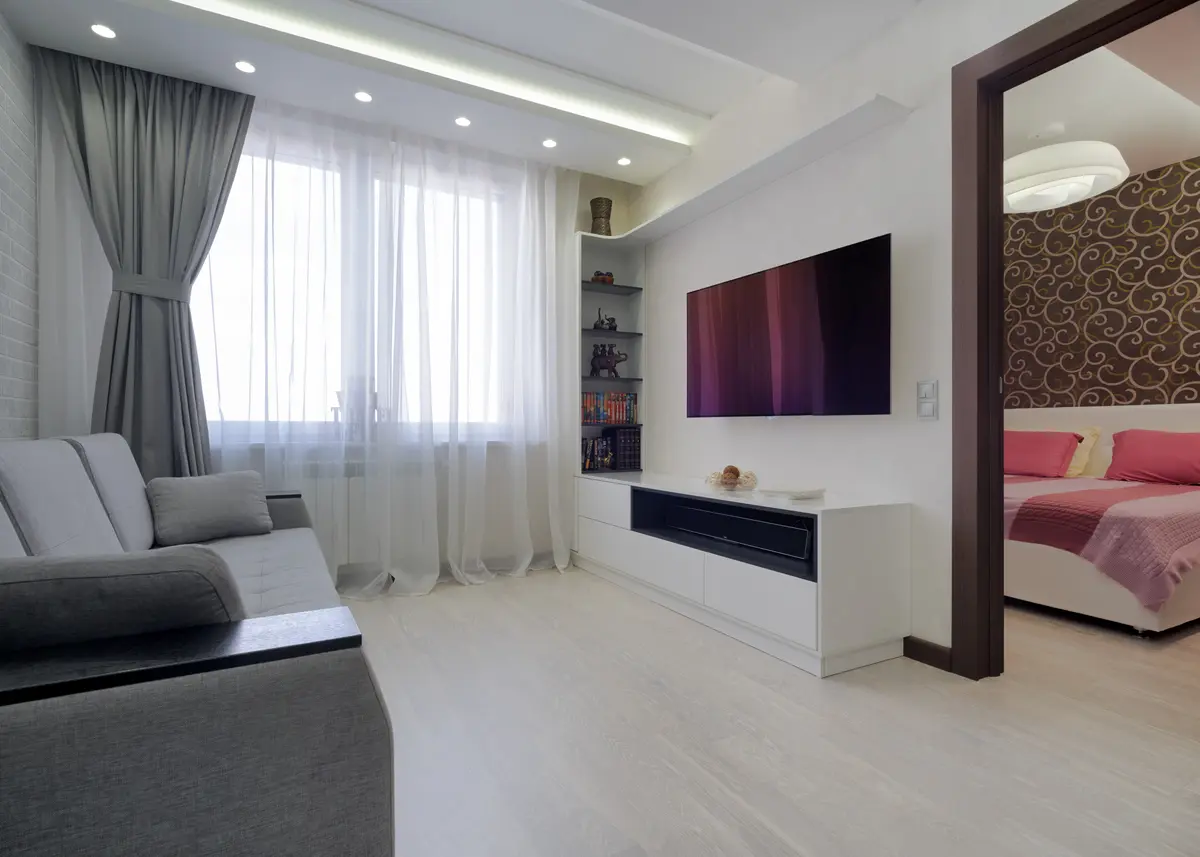 Apartament de 3 camere cu un decor modern conturat