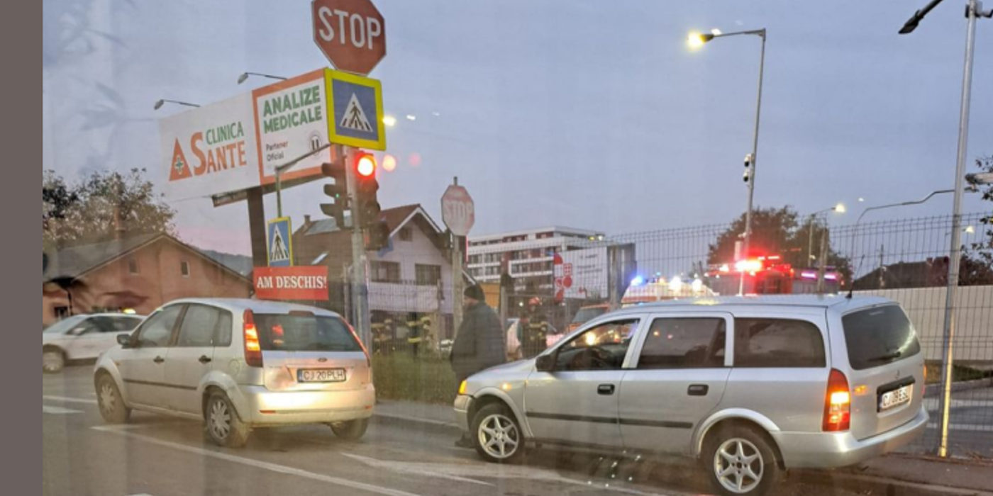 Accident rutier, în această dimineață, pe strada Plopilor din comuna Florești