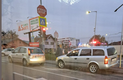 Accident rutier, în această dimineață, pe strada Plopilor din comuna Florești