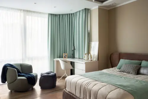 Eleganta si finete texturala intr-un apartament de 120 metri patrati