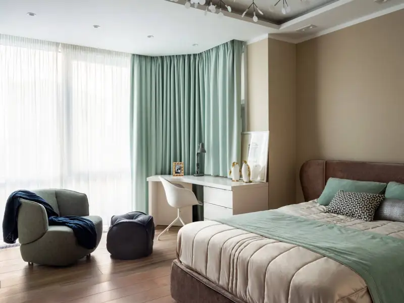 Eleganta si finete texturala intr-un apartament de 120 metri patrati