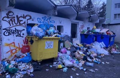 Supercom nu se grăbește să strângă gunoiul din Cluj