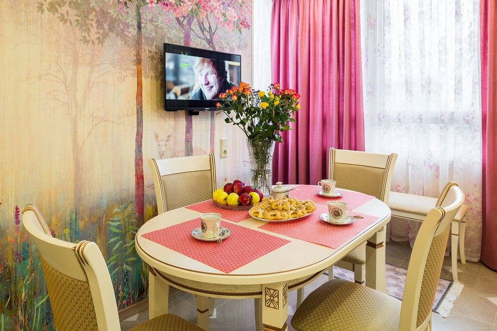 Eleganta si romantism  bucatarie amenajata in stil provensal