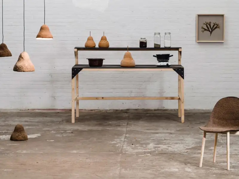 Mobila ecologica din alge si hartie