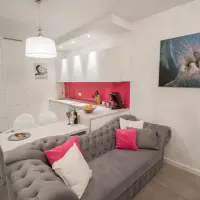 Accente feminine si rafinament intr-un apartament de 38 de metri patrati