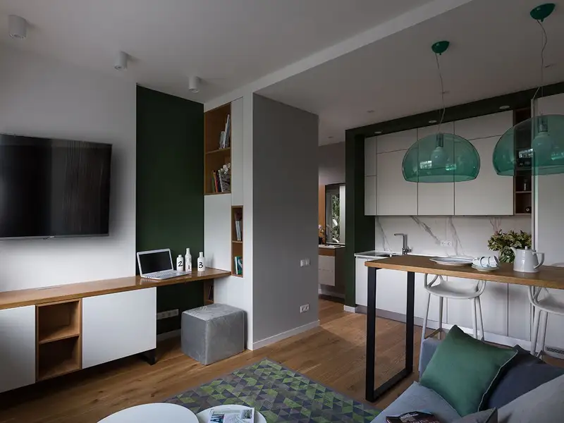 Apartament de 2 camere amenajat in 35 metri patrati