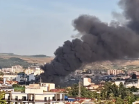 Incendiu violent la intrarea în Cluj-Napoca: Vopsitorie și locuință în flăcări în Sânnicoară