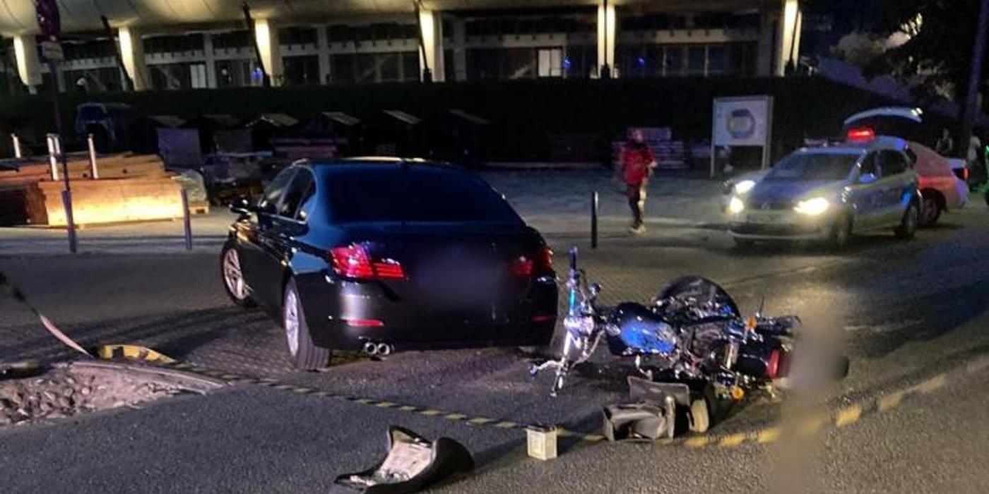 Un motociclist a ajuns la spital, în urma unui accident petrecut pe Aleea Stadionului din Cluj-Napoca