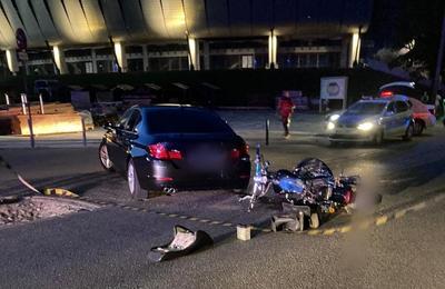 Un motociclist a ajuns la spital, în urma unui accident petrecut pe Aleea Stadionului din Cluj-Napoca