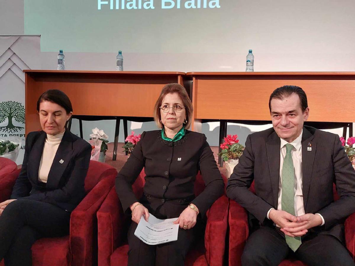 Ludovic Orban, președintele Partidului Forța Dreptei, vine la Brăila