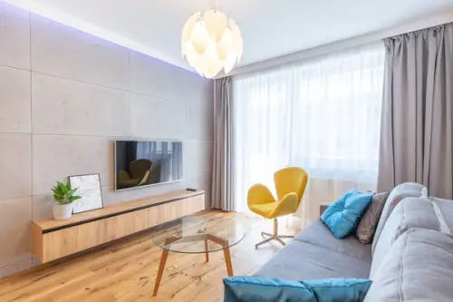 Spatiu modern amenajat pentru un apartament de 2 camere si 40 mp