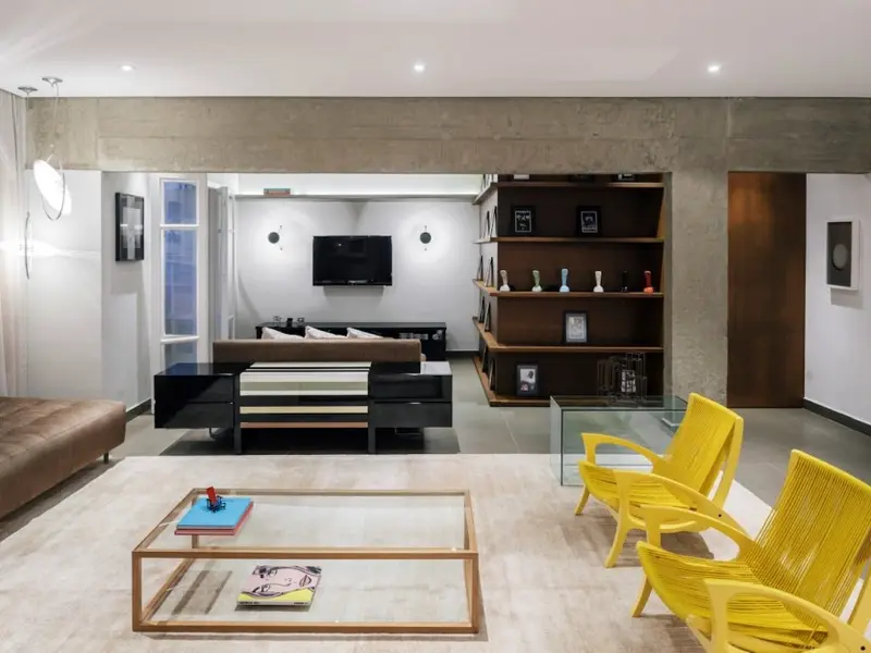 Culoare si stil intr-un apartament din Sao Paulo, Brazilia