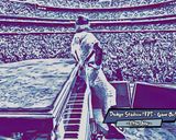 Elton John — Comic Strip Canvas