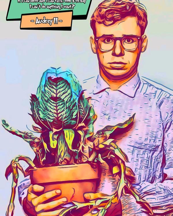 Little Shop Of Horrors — Comic Strip Canvas