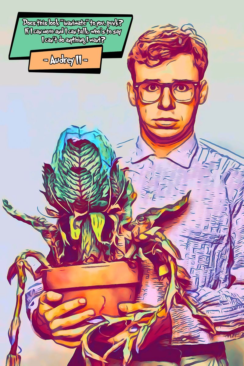 Little Shop Of Horrors — Comic Strip Canvas