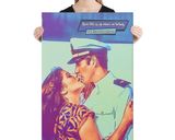 An Officer And A Gentleman lifestyle mockup — Comic Strip Canvas